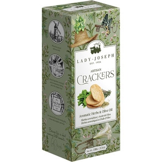 LADY JOSEPH crackers artesanos con hierbas aromáticas caja 100 g