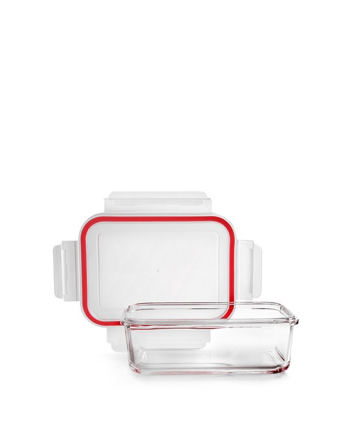 Contenedor de vidrio rectangular 1050 ml