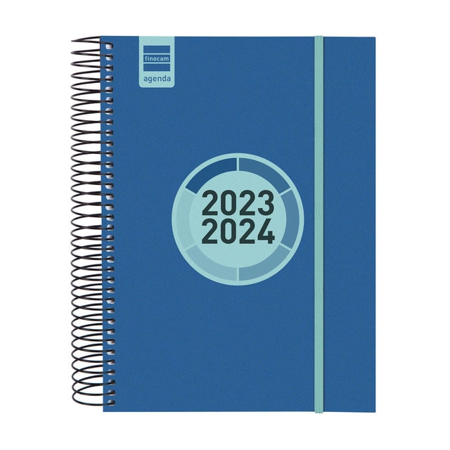 Agenda curso 2023-2024 Espir Label E10-155x212 1 día página Finocam azul cobalto.