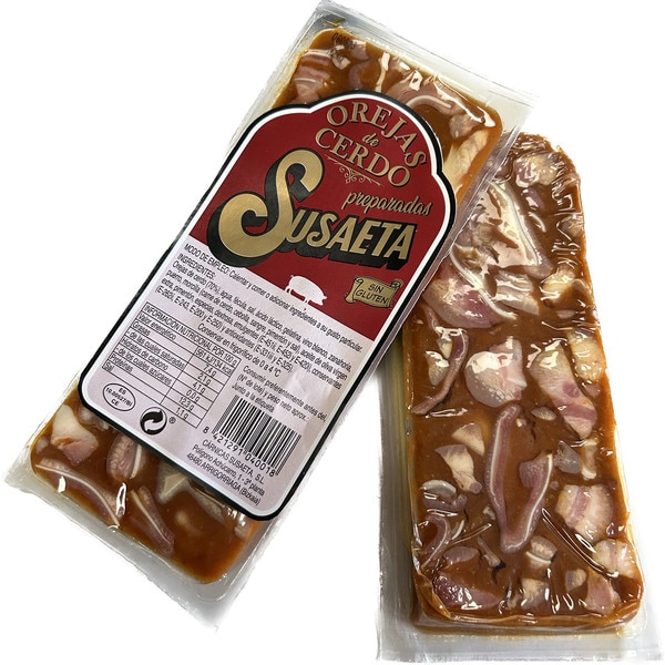 SUSAETA orejas de cerdo preparadas sin gluten  500 g