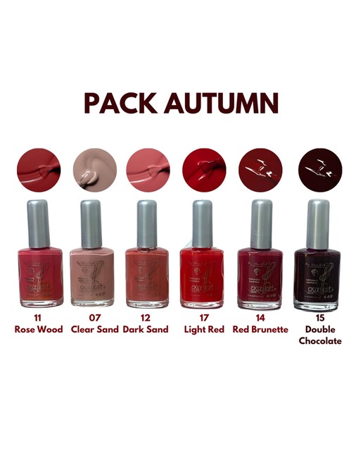 Pack autumn 6 esmaltes secado rápido