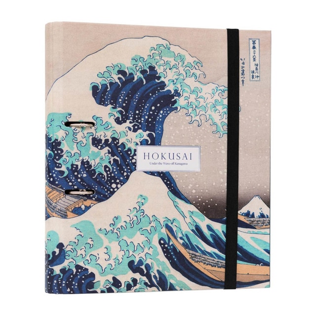 Carpeta 2 anillas Hokusai Kokonote blanco.