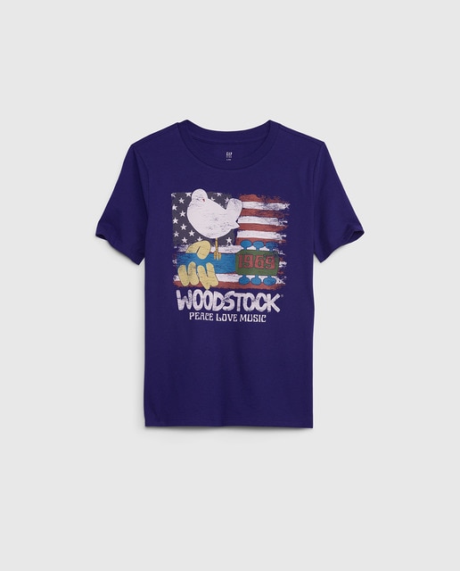 Camiseta de niño manga corta con estampado frontal