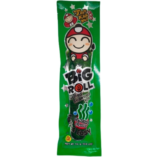 Snack Rolo Algas Original embalagem 3 g