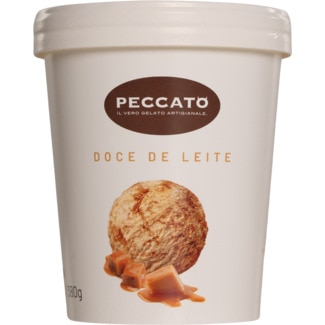 Peccato Gelado de Doce de Leite embalagem 500 ml