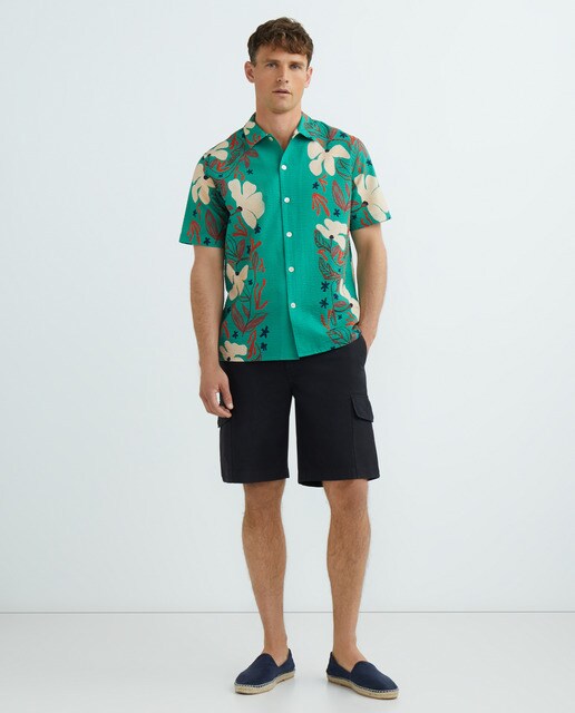 Floral polo outlet mens fashion