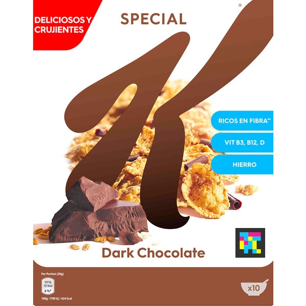 Cereais Special K de Chocolate embalagem 325 g