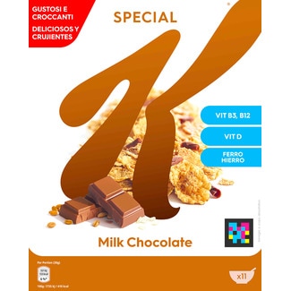 Kellogg's Cereais Special K Chocolate de Leite embalagem 335 g
