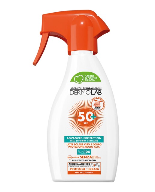 Dermolab – Protector solar corporal en spray Piel Sensible SPF50+ 200 ml Dermolab.