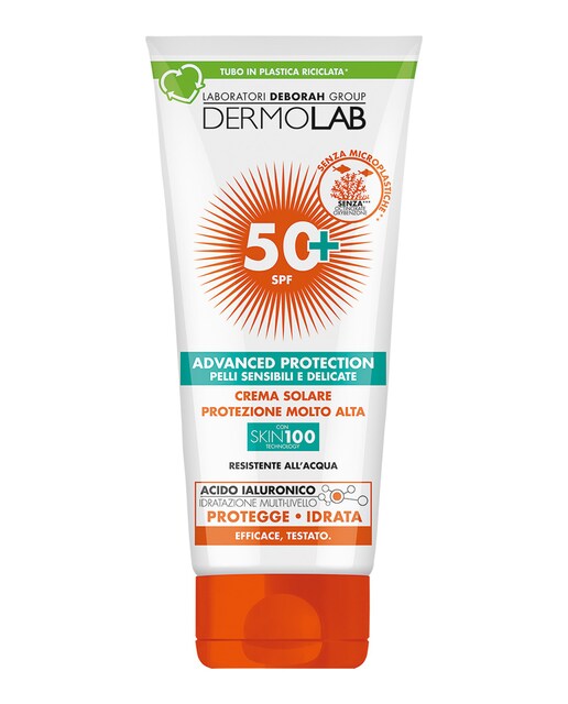Dermolab – Protector solar coporal y facial Piel Sensible SPF50+ 200 ml Dermolab.