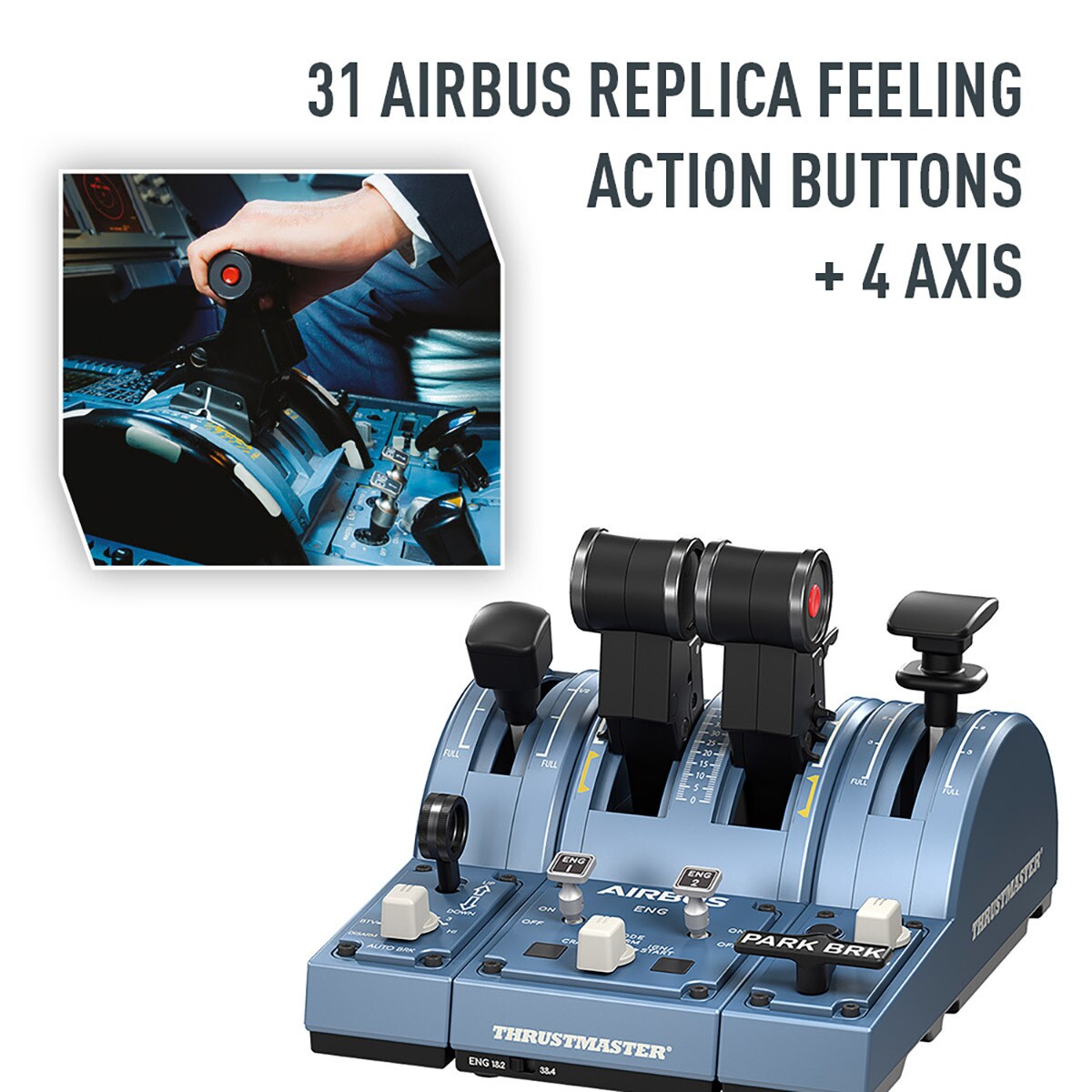 Joystick + Quadrante TCA Captain Pack X Airbus Edition PC/Xbox 7