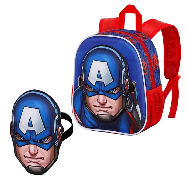 Mochila mask Capitan America first Marvel Karactermania azul Karactermania El Corte Ingles