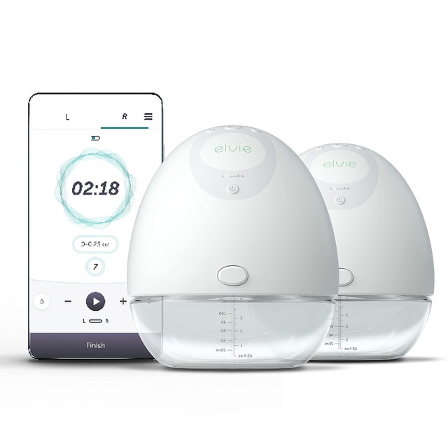 Sacaleches eléctrico portatil doble Elvie Pump
