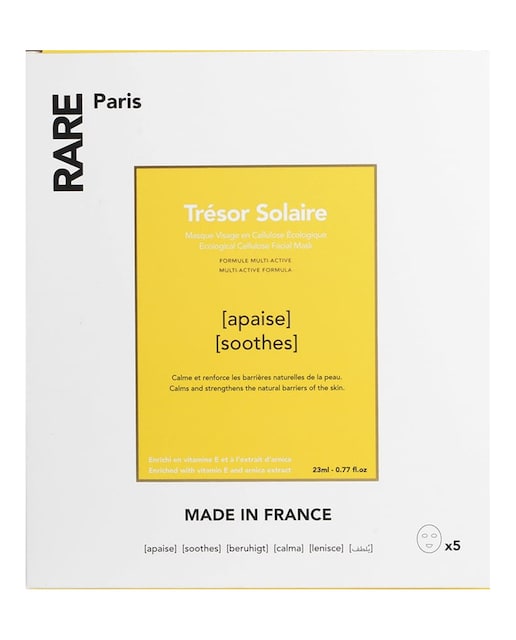 Rare Paris – Mascarilla Facial Tresor Solaire Mask Box Rare Paris.