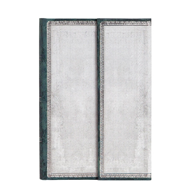 Libreta Sílex Blanco Mini (100x140x20mm) lisa de 176 páginas y cierre con Solapa Magnética Paperblanks blancos.