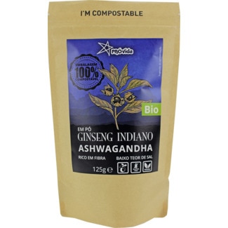 Próvida Ashwagandha em Pó Bio embalagem 125 g