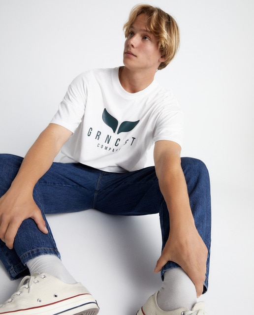 Camiseta de hombre manga corta logo