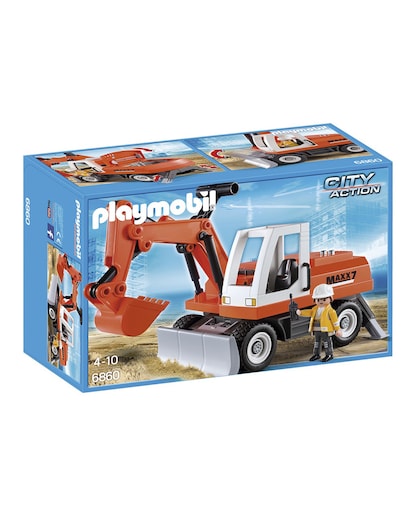 Excavadora con Cargadora Frontal Playmobil City Action