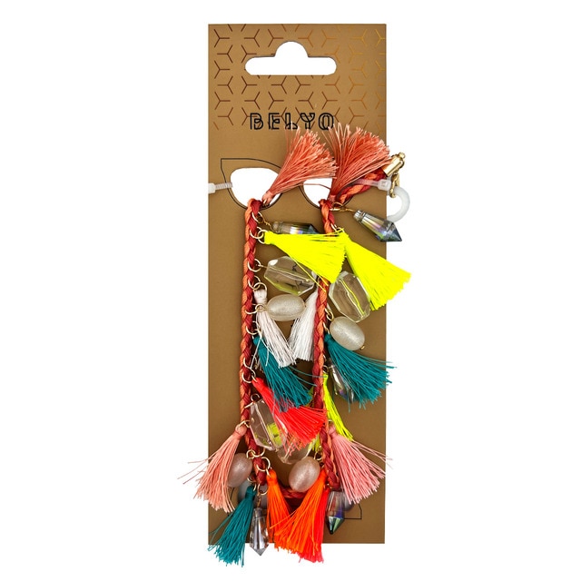 Colgante para gafas Belyo pompones.