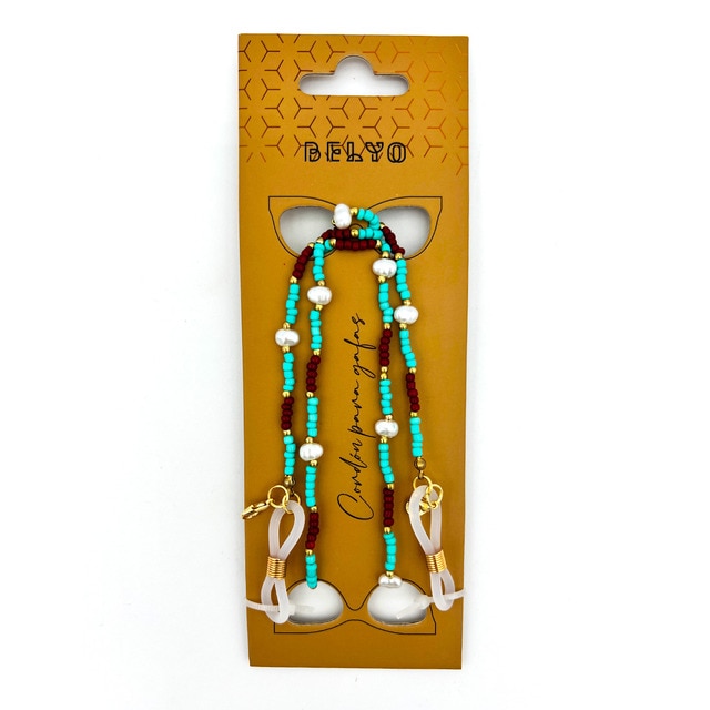 Colgante para gafas Belyo perlas.