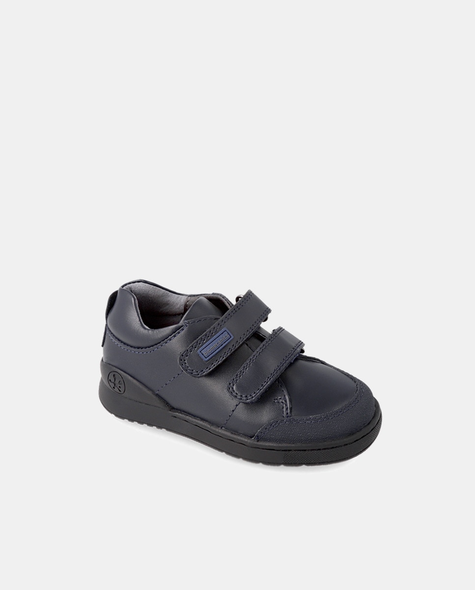 Sapatos de Bebé com Biqueira Reforçada e Duplo Fecho Aderente - Azul-Marinho Biomecanics Azul-marinho-6
