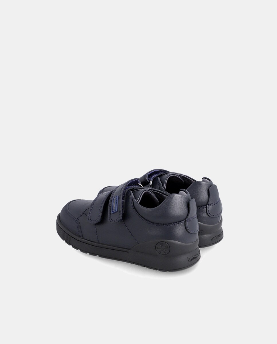 Sapatos de Bebé com Biqueira Reforçada e Duplo Fecho Aderente - Azul-Marinho Biomecanics Azul-marinho-5