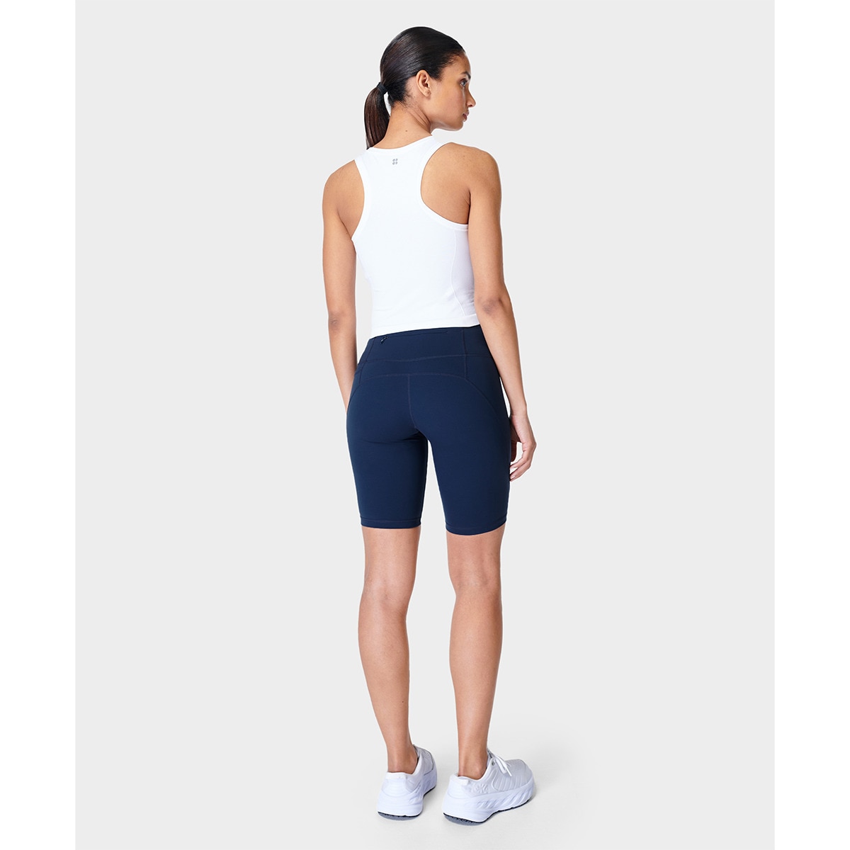 T-shirt de Mulher Athlete Crop Branco-2