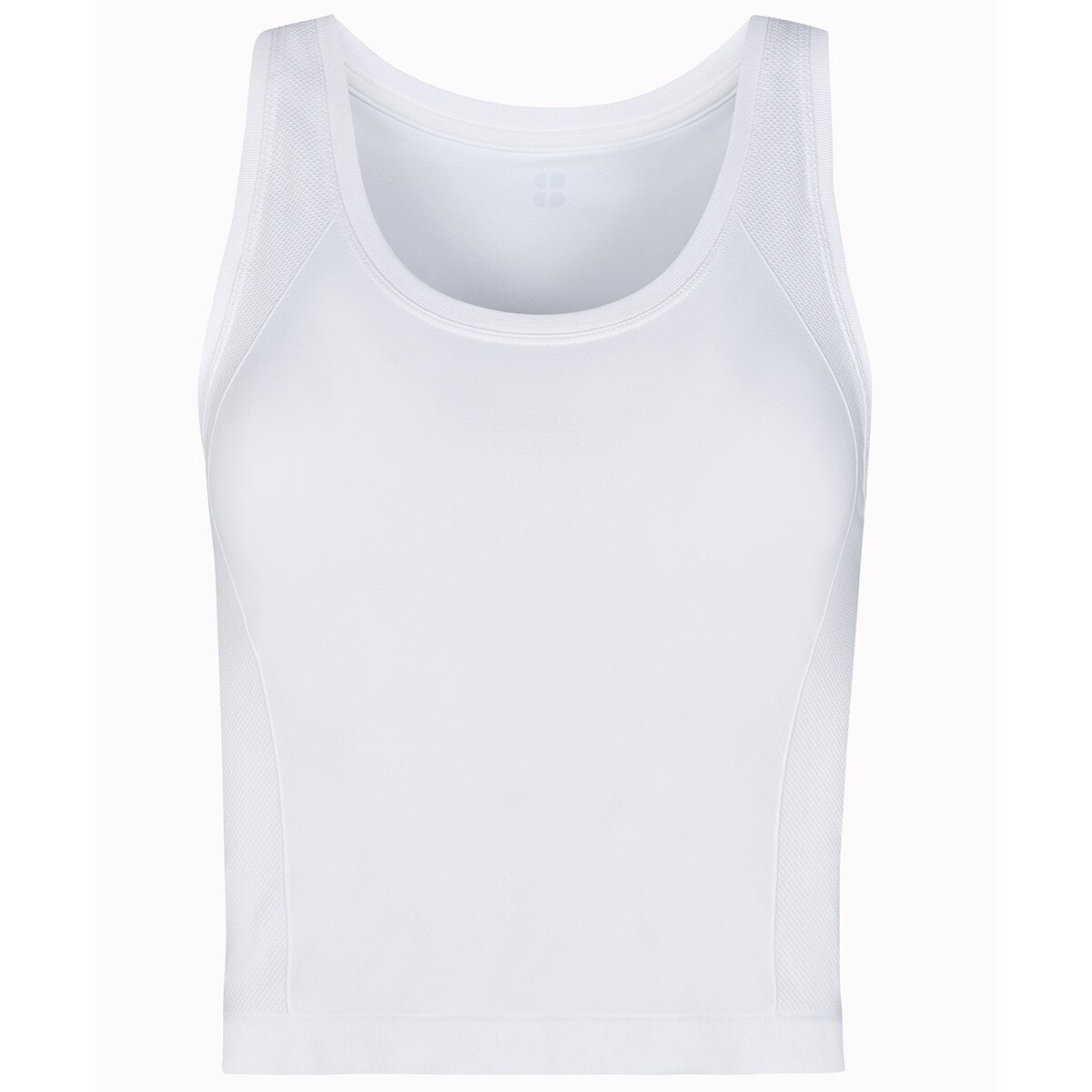 T-shirt de Mulher Athlete Crop Branco-3