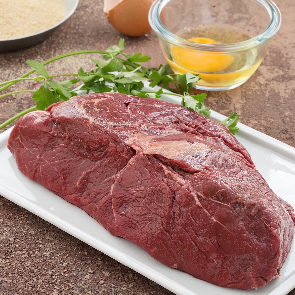 Bola de lomo o babilla de novillo de Brasil en filetes o troceada para