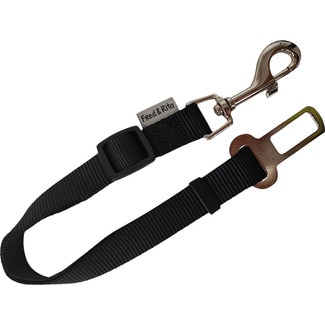 FRED&RITA Hundeleine verstellbarer Sicherheitsgurt schwarz 2x31-60 cm 1 Einheit