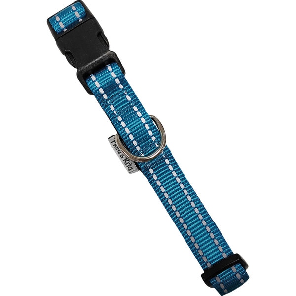 reflektierendes Hundehalsband in Blau 1,5x27-35,5 cm 1 Einheit