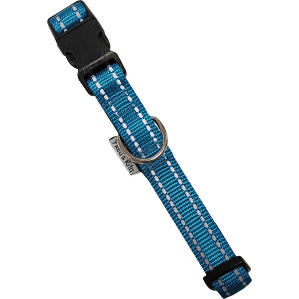 reflektierendes Hundehalsband in Blau 2x35,5-50 cm 1 Einheit