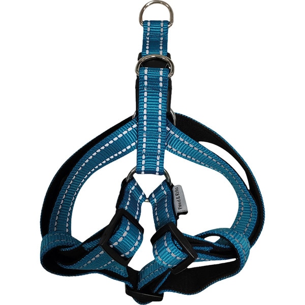 reflektierendes Hundegeschirr in Blau 2x40-54 cm 1 Einheit