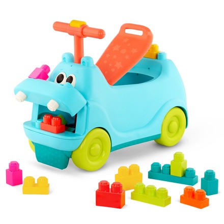 Correpasillos Hippo con luces y sonidos & bloques de construcción
