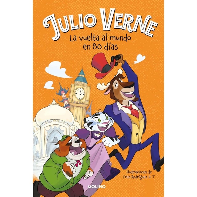La vuelta al mundo en 80 días (Julio Verne para niños) (Tapa dura)