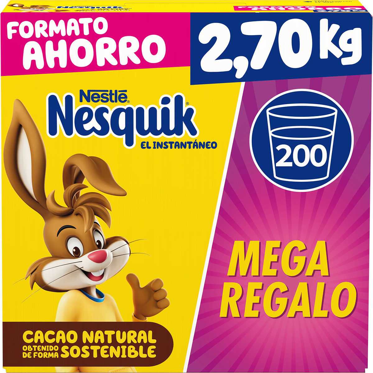 Comprar Cacao Instantáneo Sin Gluten Estuche 2 7 Kg · Nestle Nesquik