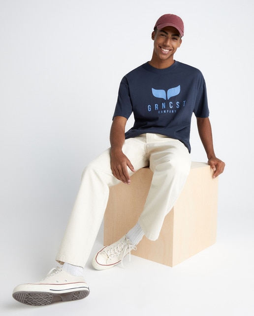 Camiseta de hombre manga corta logo