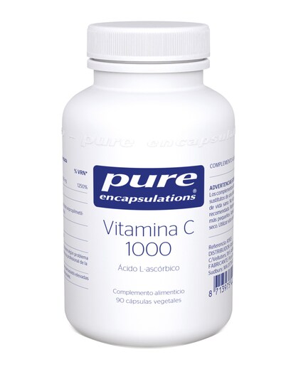 90 Cápsulas Vitamina C 1000 Pure Encapsulations