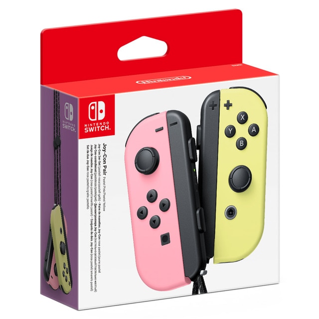 Mando Joy-Con Rosa/Amarillo Nintendo Switch.