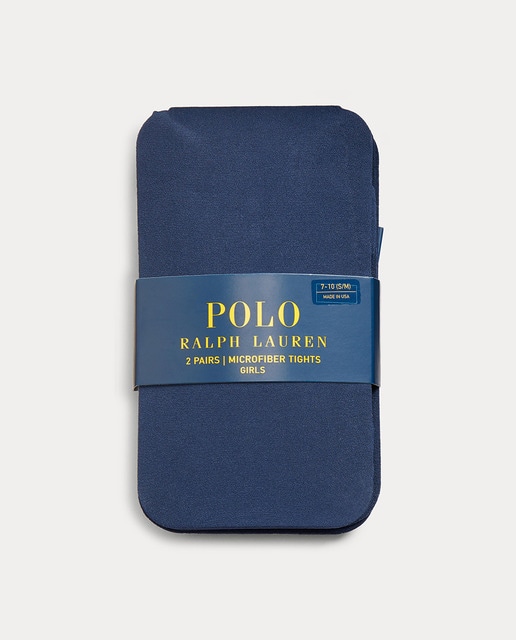 Pack de 2 leotardos de niña en azul marino