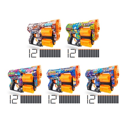 Lanzadora Dread Sonic Skins con 12 dardos 