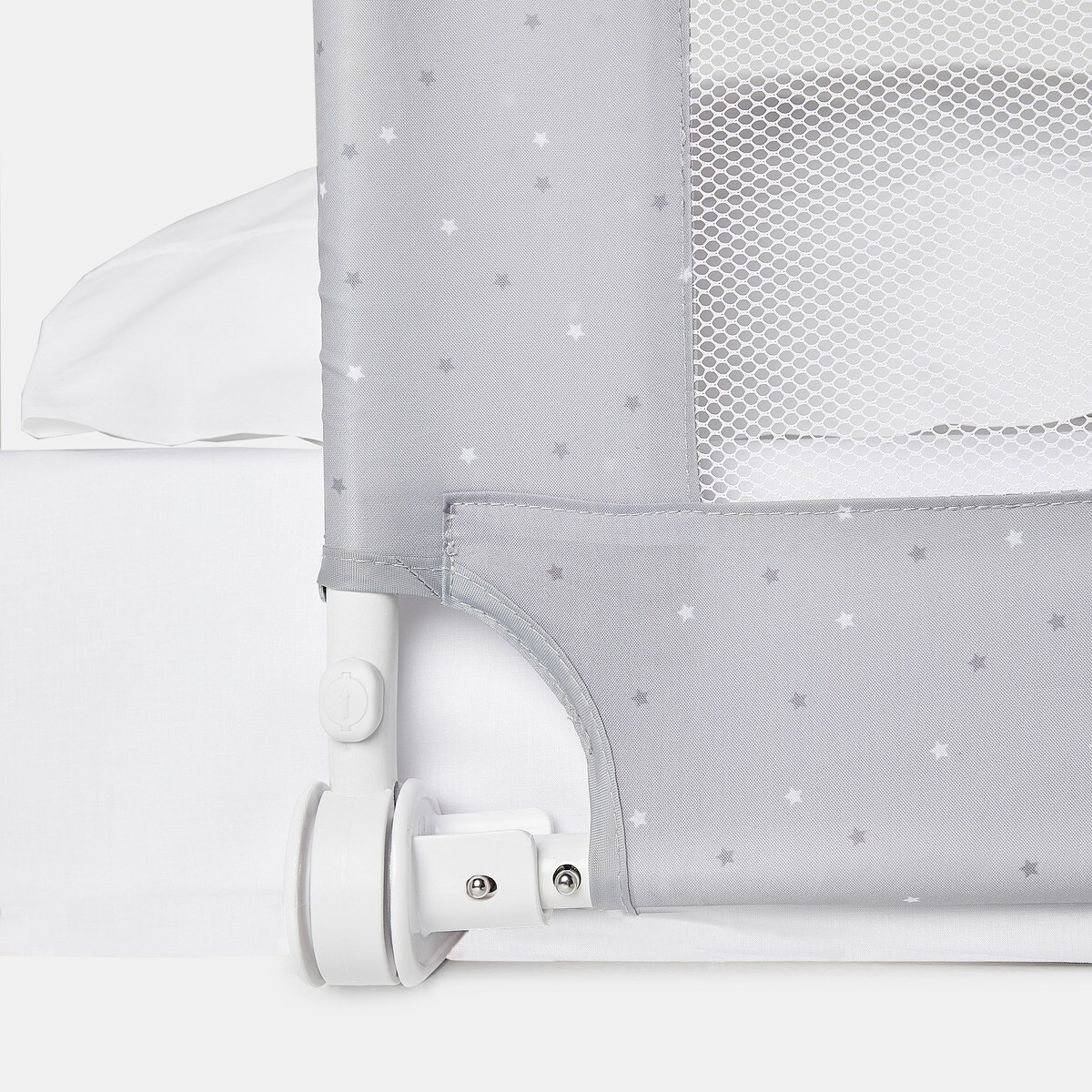 Barreira cama Estrelas - 150 cm Cinzento-4