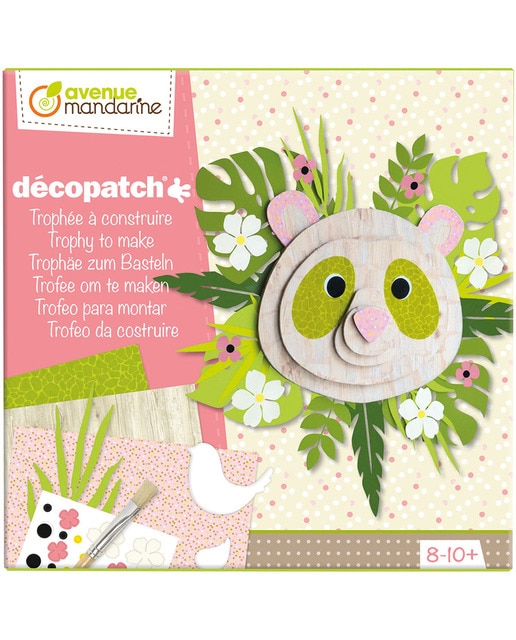 Cofre Creativo Décopatch Trofeos A Construir Avenue Mandarine Multicolor