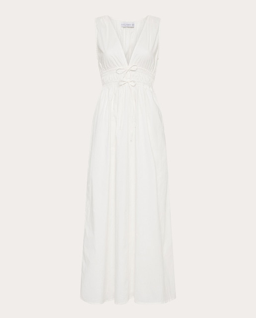 Vestido midi de algodón