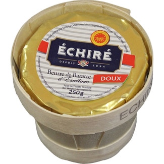 ECHIRE mantequilla sin sal de Francia cesta 250 g
