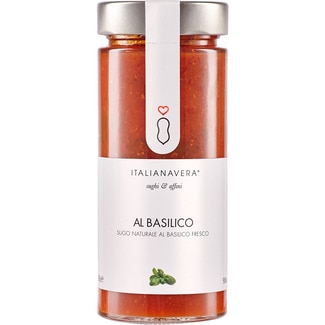 ITALIANAVERA tomato sauce with basil container 280 g