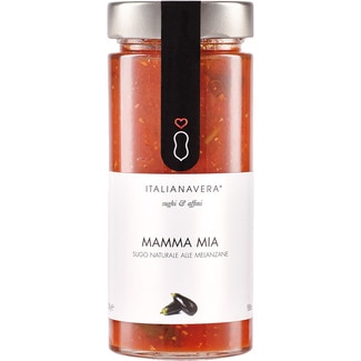 ITALIANAVERA Mamma Mía tomato sauce with aubergine container 280 g