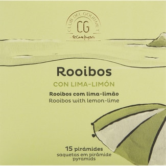 CLUB DEL GOURMET Rooibos tea with lime and lemon 15 bags case 33,75 g