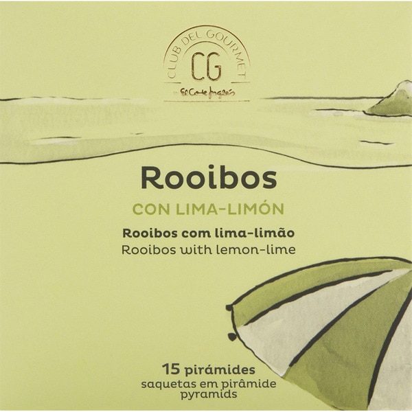 Rooibos-Tee mit Limette und Zitrone 15 Pyramidenbeutel Karton 33,75 g