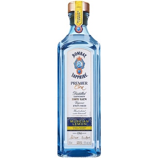 BOMBAY Sapphire Premier Cru ginebra con limón botella 70 cl